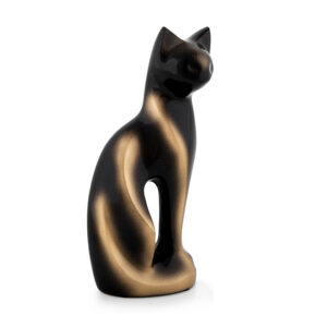 Spirit of the Cat Figurine Urn (Antique Bronze)