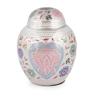 Designer Lotus Heart Urn