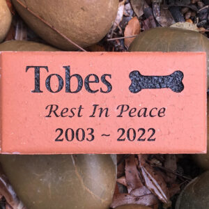 Clay Paver (No Ashes) Personalised Pawprint can be added