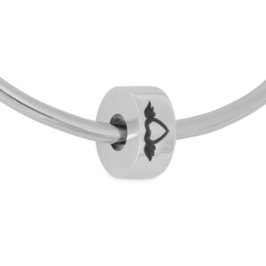 Cremation Bead - Angel Wing 925 Silver