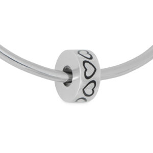 Cremation Bead - Baby Hearts 925 Silver