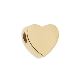 Heart Bead - 14ct Gold Vermeil