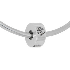 Cremation Bead - Roses 925 Silver
