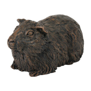 Guinea Pig Urn - Cold Cast Resin in Bronze Finish