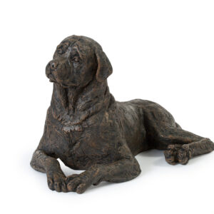 Rottweiler Urn - Cold Cast Resin in Bronze Finish