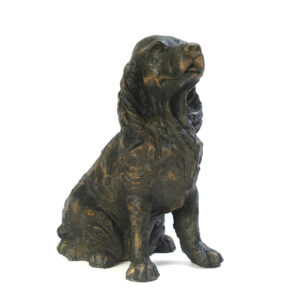 Cocker Spaniel Urn - Cold Cast Resin in Bronze Finish