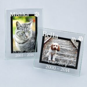 Personalised Picture Frame Pet Memorial (Personalised Pawprint can be added)