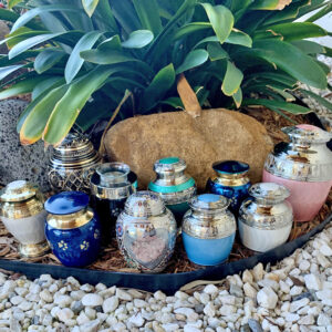 Designer Brass Urn Package