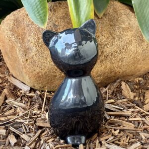 Princess Cat Urn (Black)