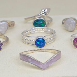 Gorgeous Dress Rings - Made with Your Loved One's Ashes - Your Choice of Colour