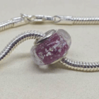 pearl burgundy glass-look pet ashes memorial bead Brisbane