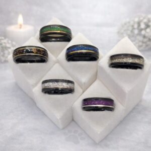 Ceramic Rings - Made with Your Loved One's Ashes