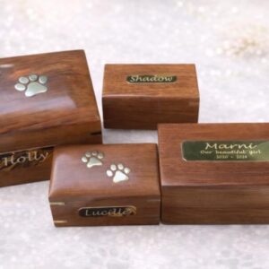 Memorial Box Package (Decorative Pawprints or Plain)