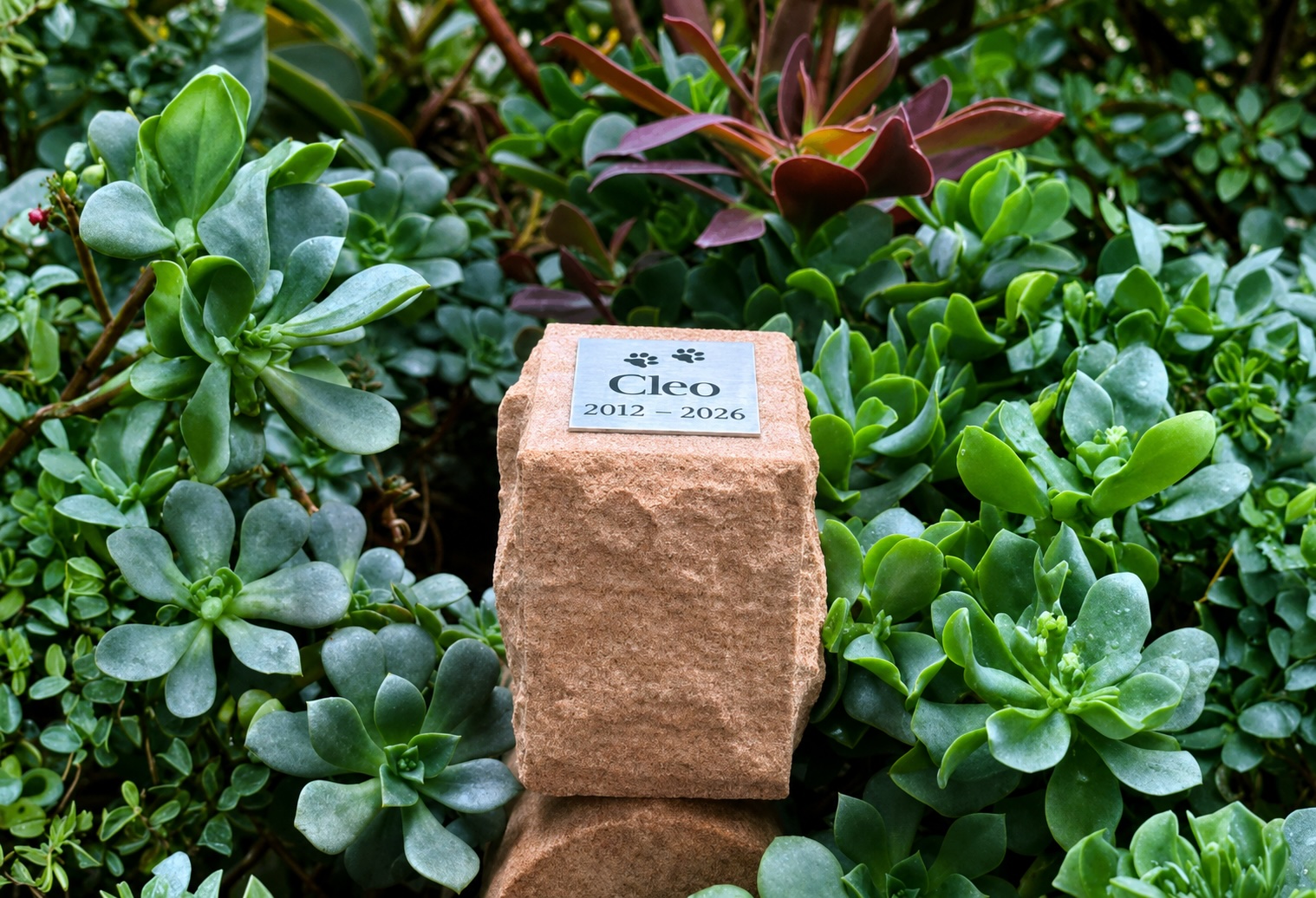TS Mini Rockface Sandstone Urn
